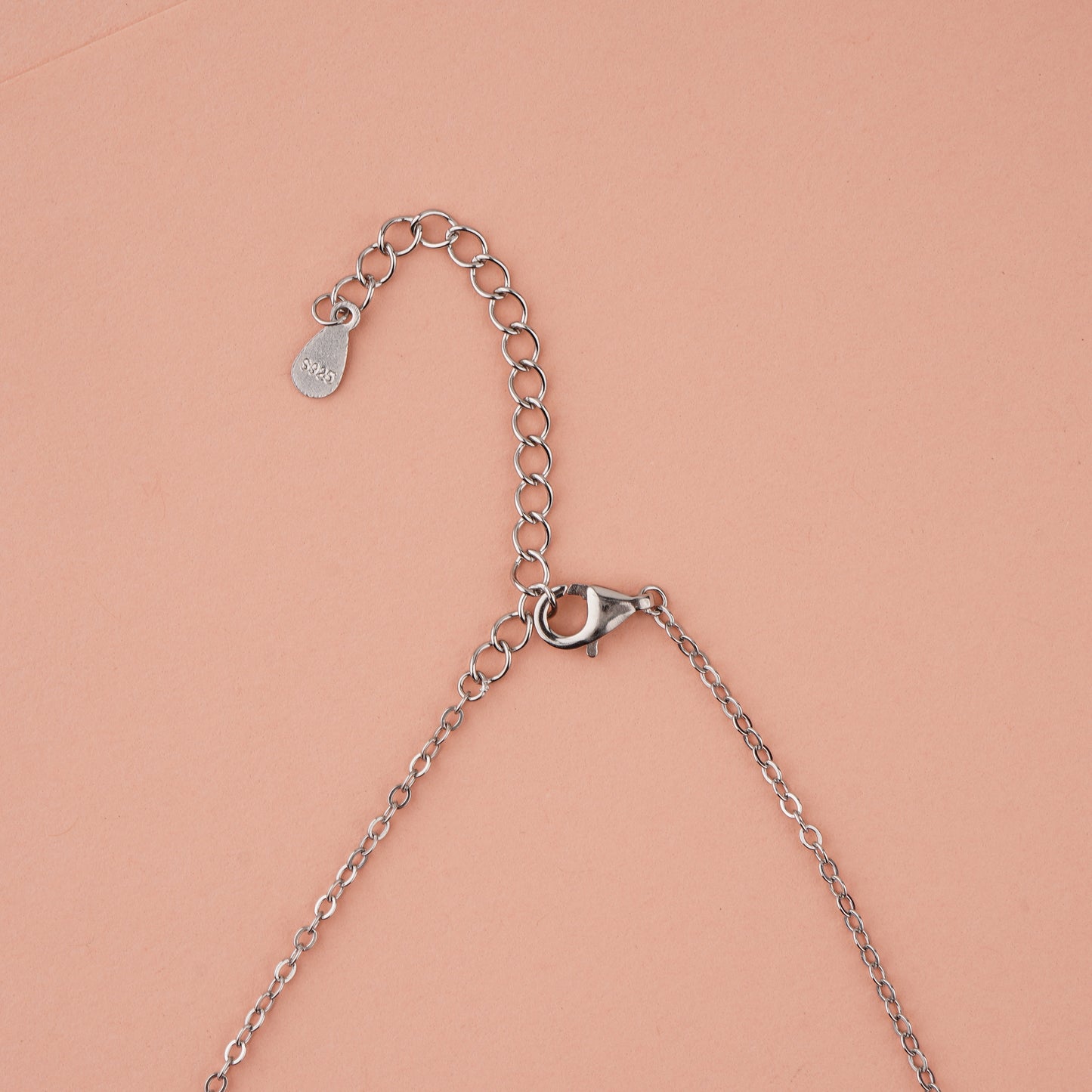 925 Starling Silver Butterfly Daimond Necklace