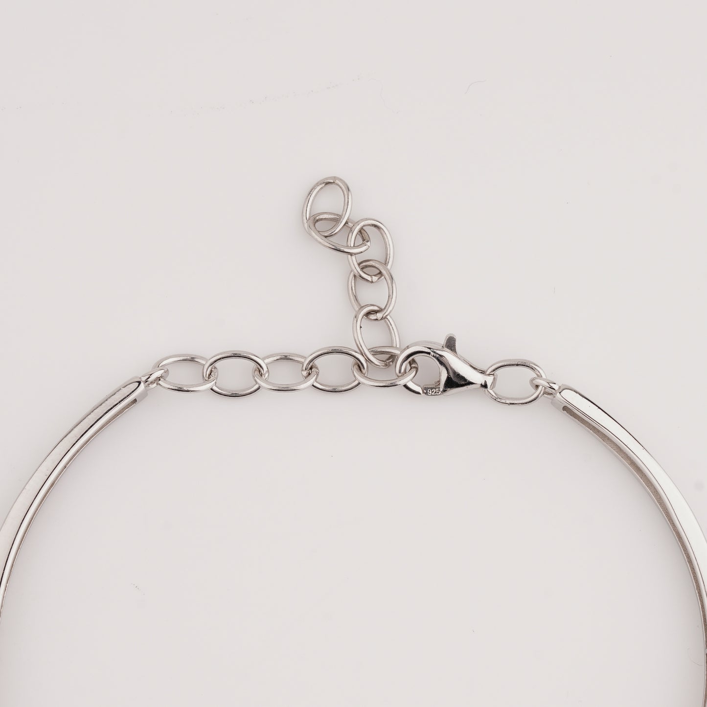 925 Sterling Silver Adjustable Ladies Kada Bracelet