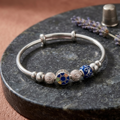 Enamel Charm Bangle for Bracelet