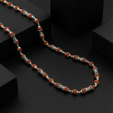 Designer Rudraksha Mala for Men | Traditional Ethnic Wear | BJRDXMLA-04