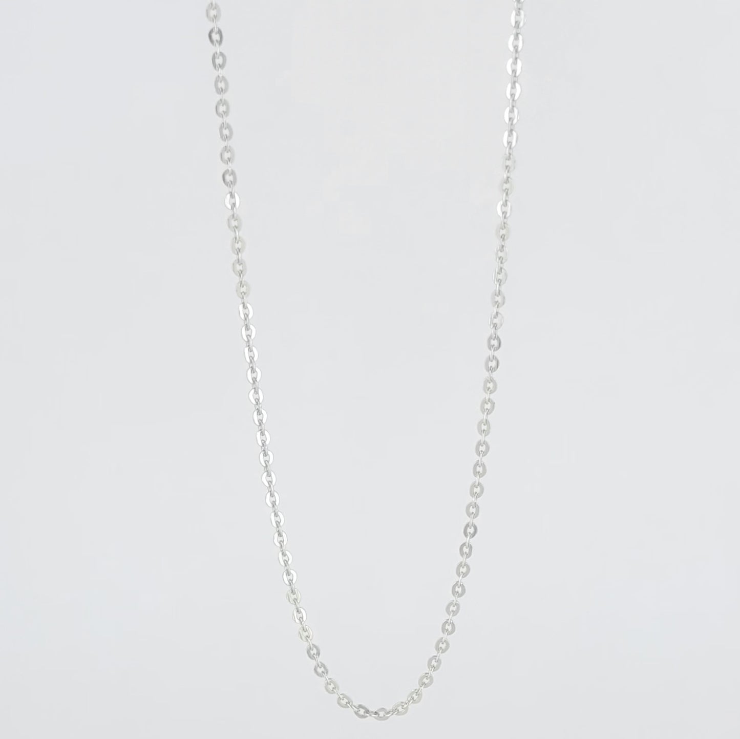 BHAVANI JEWELLERS 925 Italian Starling Silver Rolo DC-8 Chain
