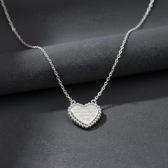 925 Starling Silver Heart Necklace | Gifts for Women & Girls & Girlfriend |Wedding and Christmas Gifts | BJ-22