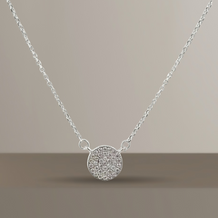 925 Starling Silver Multi-Stone Diamond Necklace Elegant Womens Jewelry with Sparkling Stones, Premium Design for Parties, Weddings, and Special Occasions | Gifts for Women & Girls & Girlfriend |Wedding and Christmas Gifts | BJ-07