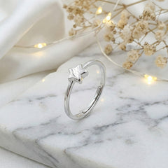 925 Sterling Silver Criss-Cross Design Ring with Geometric Pattern, Modern Fashion Statement Jewelry, Elegant Open Band Style | BJLR-0010