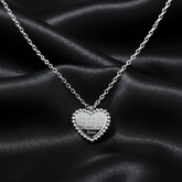 925 Starling Silver Heart Necklace | Gifts for Women & Girls & Girlfriend |Wedding and Christmas Gifts | BJ-22