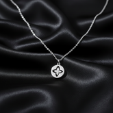 925 Starling Silver Round Pointer Star Necklace Elegant Pendant Necklace Dainty Silver Necklace for Women Adjustable Chain Jewellery | Gifts for Women & Girls & Girlfriend |Wedding and Christmas Gifts | BJ-011