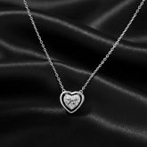 925 Starling Silver Doubl Heart Necklace | Gifts for Women & Girls & Girlfriend |Wedding and Christmas Gifts | BJ-35