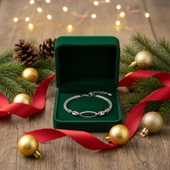 925 Sterling Silver Chain Necklace, Elegant Mesh Design with Oval Shap, Jewelry for Women | Gifts for Women & Girls & Girlfriend |Wedding and Christmas Gifts | BJBR-08