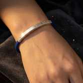 Minimalist Roman Numeral Bar Bracelet