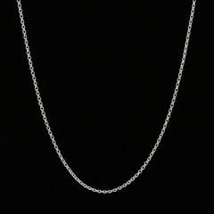 Italian 925 Sterling Silver Classic Cable Link Chain | BJCH-06