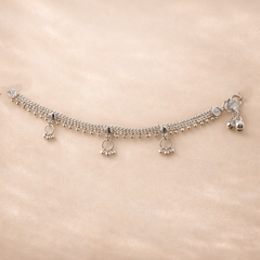 Silver Dubble Line Hayderabadi Ghughari Boriya | BJKDPYL - 05