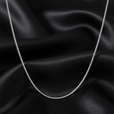 925 Italian Starling Silver Snake Chain, Silver, Classic Curb Link Style, Unisex Jewelry | Gifts for Women & Girls & Girlfriend |Wedding and Christmas Gifts | BJCH-09