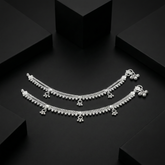 Silver Dubble Line Hayderabadi Ghughari Boriya | BJKDPYL - 05