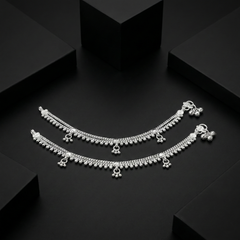 Silver Dubble Line Hayderabadi Ghughari Boriya | BJKDPYL - 05