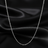 925 Sterling Silver Cable Link Chain Classic Jewelry Design,Delicate Style | Gifts for Women & Girls & Girlfriend |Wedding and Christmas Gifts| BJCH-07