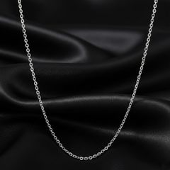 Italian 925 Sterling Silver Dainty Rolo Belcher Chain Necklace| BJCH-07