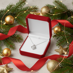 925 Starling Silver Heart Lock Neckalce | Gifts for Women & Girls & Girlfriend |Wedding and Christmas Gifts| BJ-41