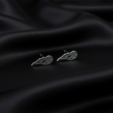 925 Sterling Silver Angel Wing Stud Earrings, Delicate Filigree Design, Small Dainty Post Earrings for Women | Gifts for Women & Girls & Girlfriend |Wedding and Christmas Gifts | BJER-014