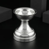 Silver Diya | Elegant Pooja Oil Lamp for Home & Temple | Size
