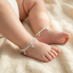 Silver Dabble Line Karap Rava Ghughari Boriya | BJKDPYL - 07