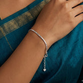 925 Sterling Silver Snake Chain Bracelet, Thin Herringbone Design, Dainty Women's Jewelry, Minimalist Style | Gifts for Women & Girls & Girlfriend |Wedding Gifts