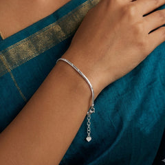 925 Sterling Silver Snake Chain Bracelet, Thin Herringbone Design, Dainty Women's Jewelry, Minimalist Style | Gifts for Women & Girls & Girlfriend |Wedding Gifts