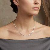 Italian Slim Herringbone Flat Snake Chain
