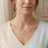 Whale Tail Fluke Necklace