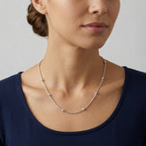 Italian Station Bead Snake Chain