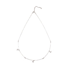 925 Starling Silver Butterfly Daimond Necklace