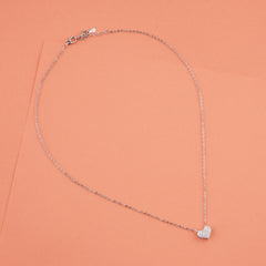 925 Starling Silver Beautiful Heart Necklace