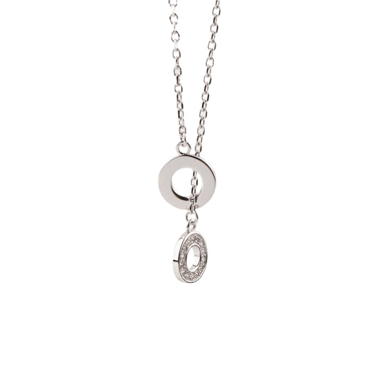 925 Starling Silver Hanging Round Necklace