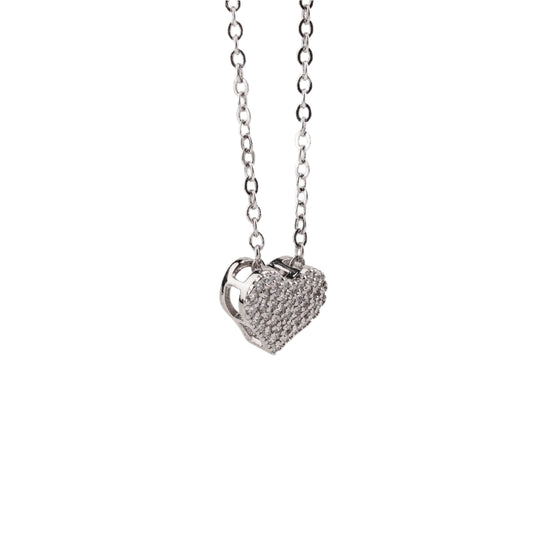 925 Starling Silver Beautiful Heart Necklace