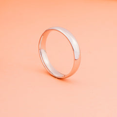 BHAVANI JEWELLERS 925 Starling SIlver Plain Band Ring | BJ-LR-05