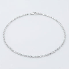 925 Sterling Silver Beaded Bracelate, Minimalist Beaded Design, Adjustable Chain, Jewelry for Women| Gifts for Girlfriend, Gifts for Women & Girls | BJBR-053