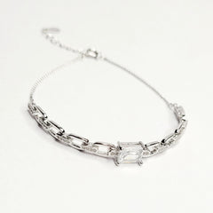 BHAVANI JEWELLERS 925 Italian Starling Silver Ledies Bracelate | BJ-038 Lenth 6.50 Inch + 1 Inch Adjustable