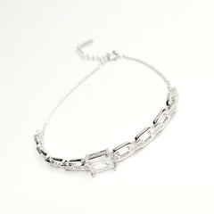 BHAVANI JEWELLERS 925 Italian Starling Silver Ledies Bracelate | BJ-038 Lenth 6.50 Inch + 1 Inch Adjustable
