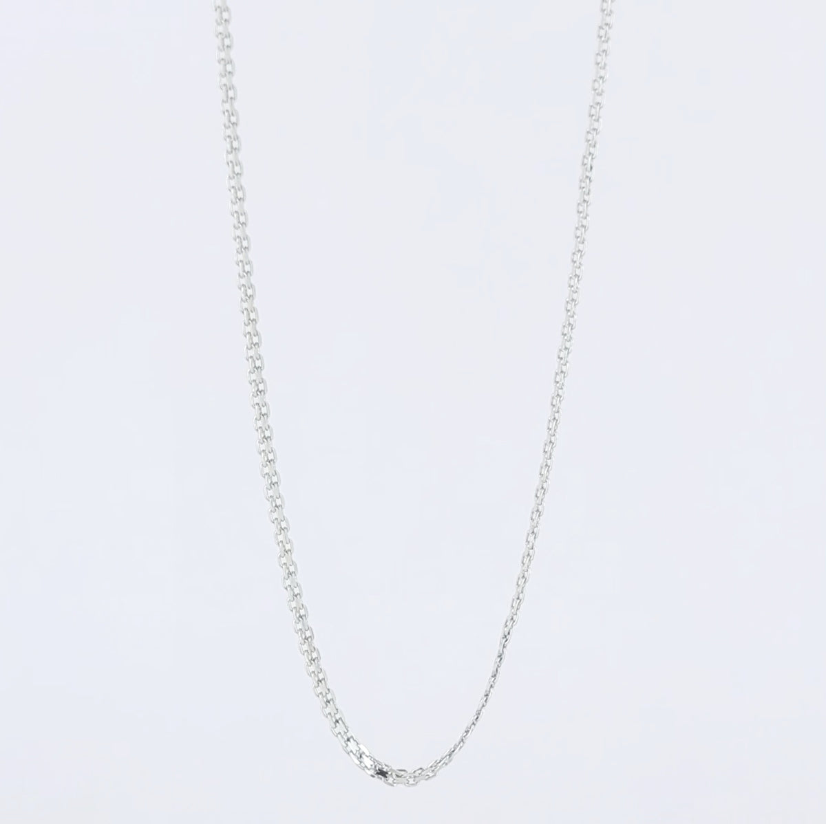 BHAVANI JEWELLERS 925 Italian Sterling Silver Bismark DC-2 Chain