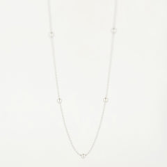 BHAVANI JEWELLERS 925 Italian Bead Chain + Bead  Combination Chain