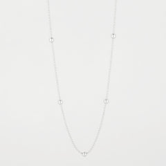 BHAVANI JEWELLERS 925 Italian Bead Chain + Bead  Combination Chain