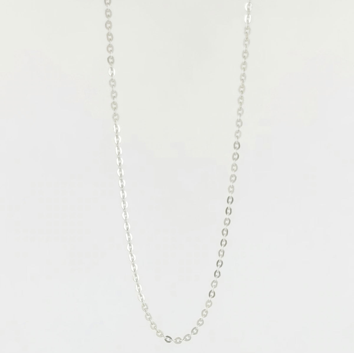 BHAVANI JEWELLERS 925 Italian Starling Silver Rolo DC-8 Chain