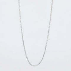 BHAVANI JEWELLERS 925 Italian Starling Silver Coreana Bombe Chain