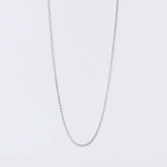 BHAVANI JEWELLERS 925 Italian Starling Silver Coreana Bombe Chain