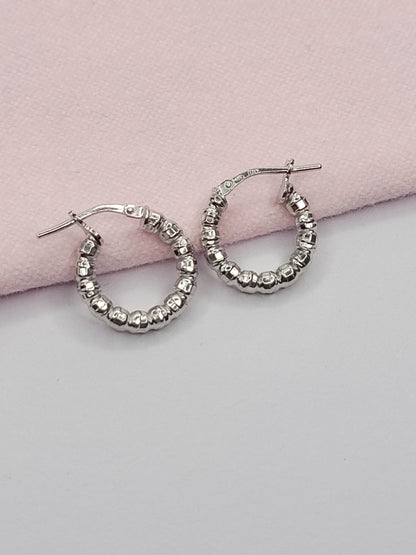 BHAVANI JEWELLERS 925 Italian Starling Silver Hoop Earring | BJ-ER-08