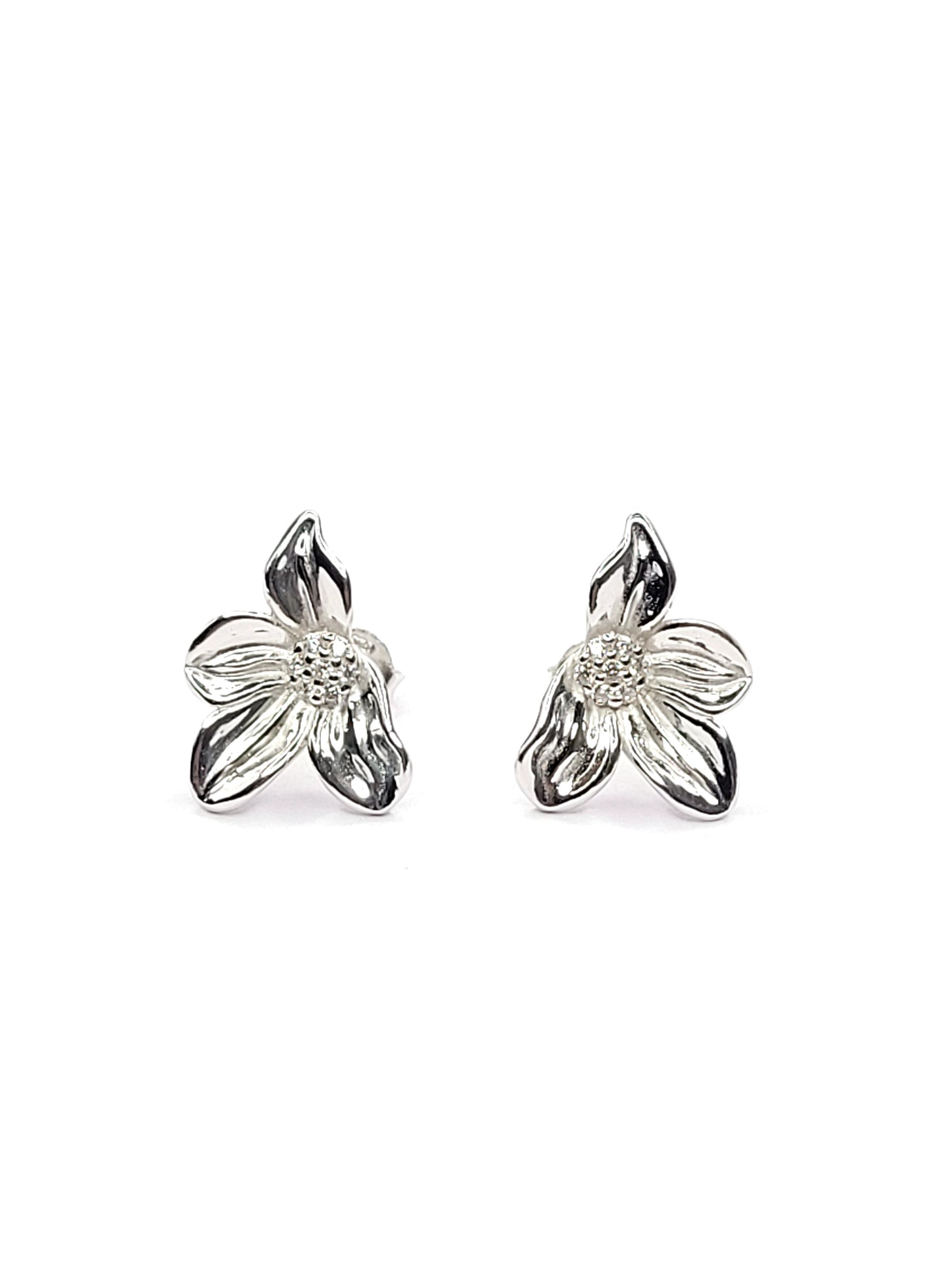 BHAVANI JEWELLERS 925 Starling Silver Sterlyn Petal Ellegance Earring | BJ-ER-06