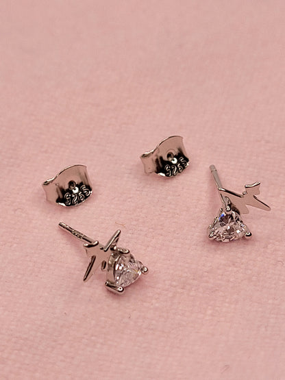 BHAVANI JEWELLERS 925 Italian Starling Silver High Spark Earring | BJ-ER-015