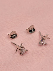 BHAVANI JEWELLERS 925 Italian Starling Silver High Spark Earring | BJ-ER-015