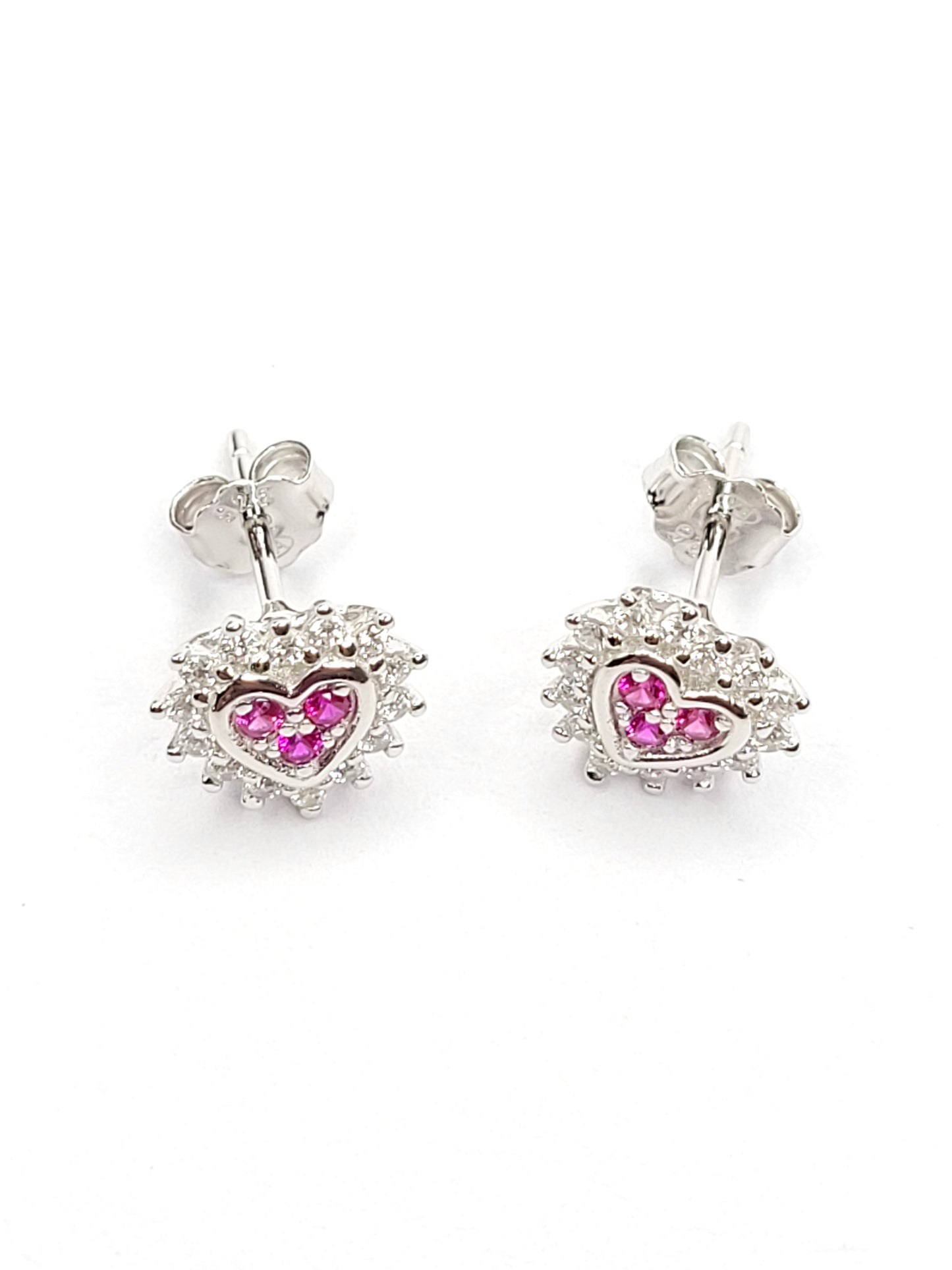 BHAVANI JEWELLERS 925 Starling Silver Heart Earring | BJ-ER-03