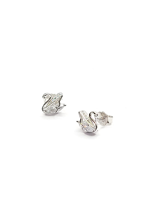 BHAVANI JEWELLERS 925 Starling Silver Cute Swan Earring | BJ-ER-04