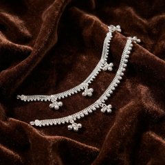 Silver Dabble Line Karap Rava Ghughari Boriya | BJKDPYL - 07